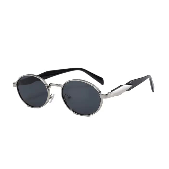 Lunettes de soleil de luxe pour hommes et femmes, unisexe, à la mode, ovales, rondes ﻿   Lunettes de