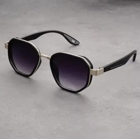 Designer Vintage lunettes de soleil en plein air hommes rond mode plastique titane haute qualité lun