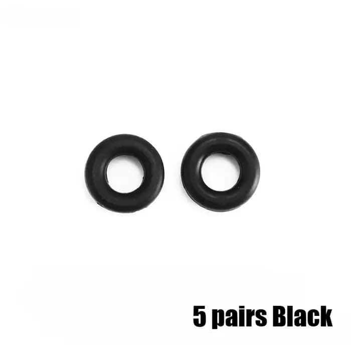 Poignée d'oreille ronde pour lunettes, 10 pièces, retenue de manchon de pointe de tempe, retenue de 