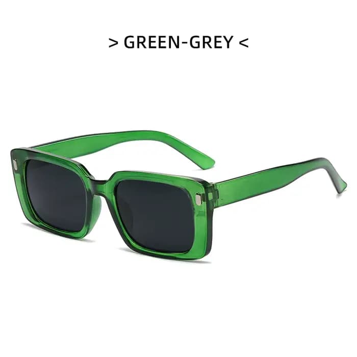 Lunettes de soleil carrées classiques pour femmes et hommes, petites lunettes de soleil rectangulair