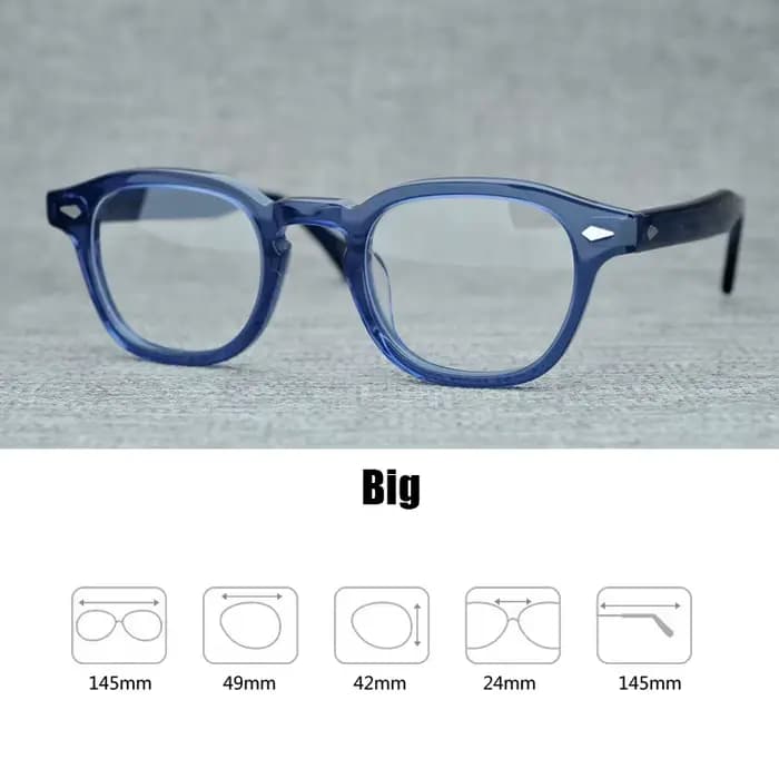 Lunettes de lecture Lemtosh pour hommes, lunettes de vue presbyopes Johnny Depp pour femmes, dioptri