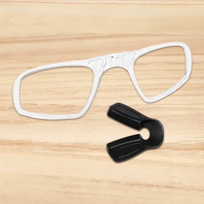 Support de lentilles à clipser + grande plaquette nasale pour lunettes de soleil Oakley Jawbreaker O