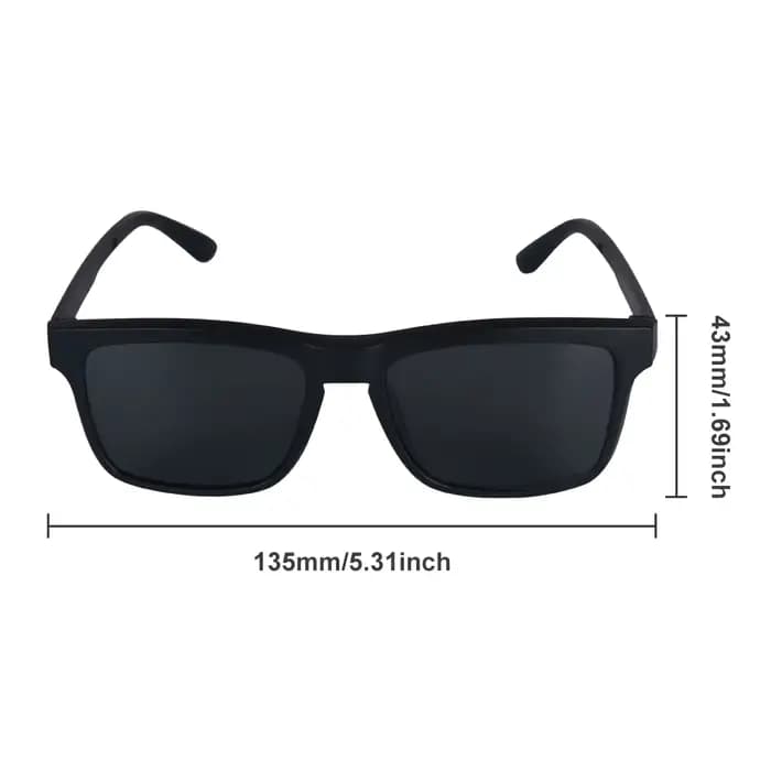 Lunettes polarisées de tatouage, élimine l'éblouissement pour améliorer le contraste et la clarté de