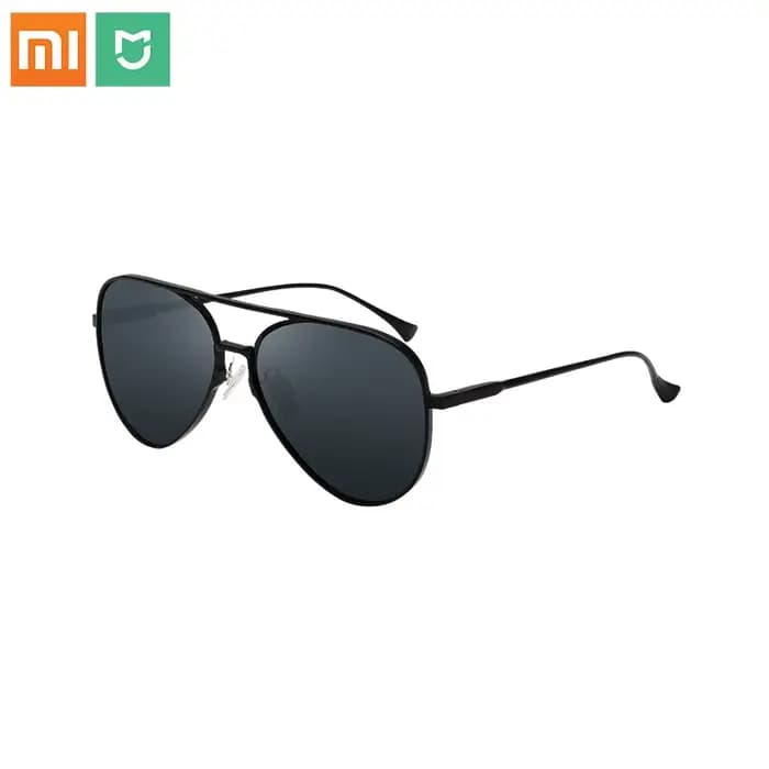Lunettes d'aviateur originales Xiaomi Mijia, verres polarisés pour homme et femme, grande monture de