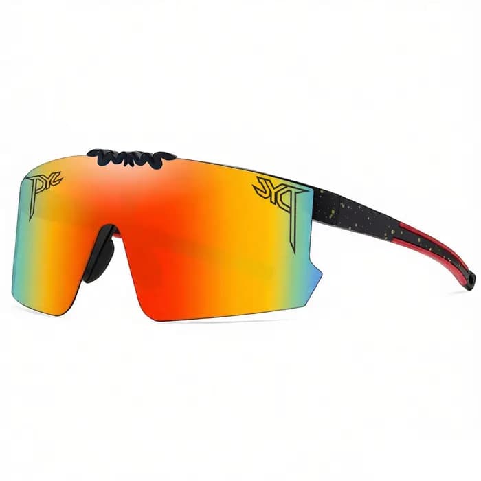 Lunettes de soleil pliables pour le cyclisme en plein air, lunettes de soleil de baseball PITS OCTAL