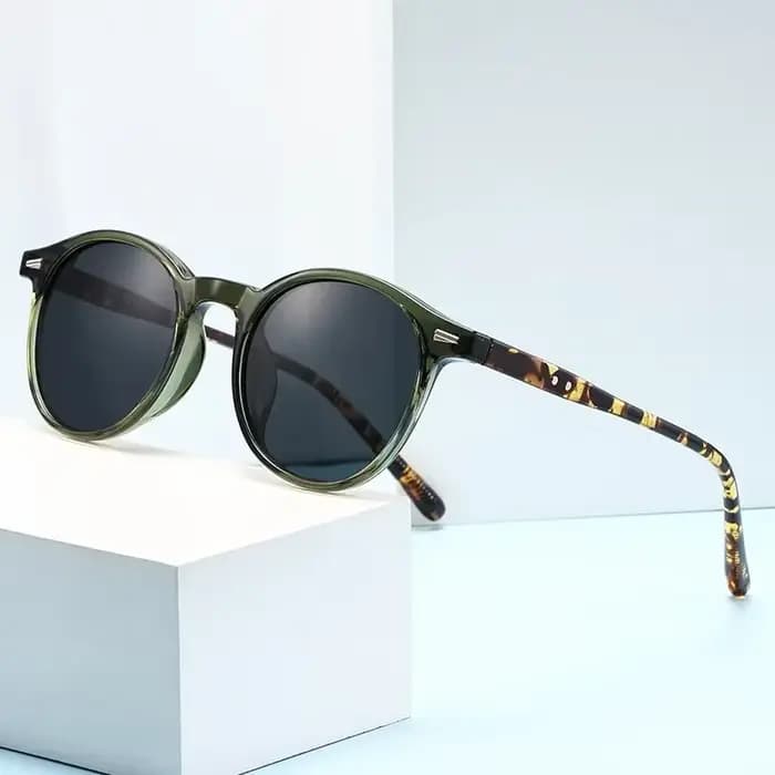 Lunettes de soleil rondes pour myopie, petite monture, rétro, marque de styliste, UV400, lunettes po