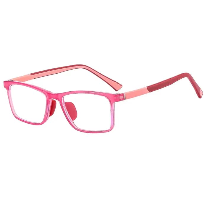 Lunettes de protection Uv400 pour enfants, verres Anti-lumière bleue, monture optique rectangulaire,
