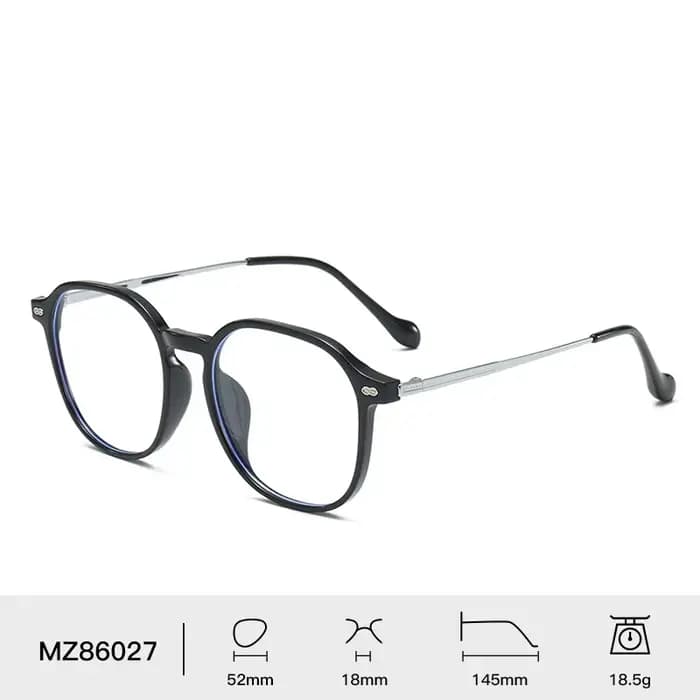 OKH-Lunettes Rétro Ultra Légères pour Homme et Femme, Confortables, Anti-Lumière Bleue, Monture Pers