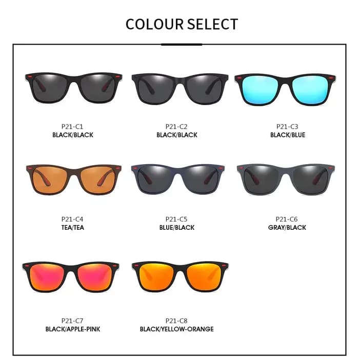 ZXWLYXGX classique lunettes De soleil polarisées hommes femmes marque Design conduite cadre carré lu