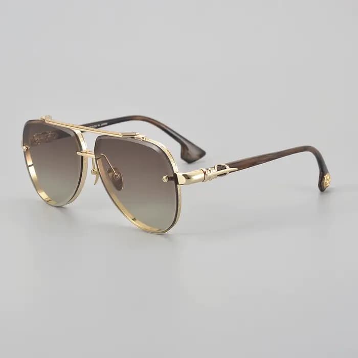 Lunettes de soleil pilote UV400 pour hommes et femmes, créateur de marque de luxe, tendance vacances