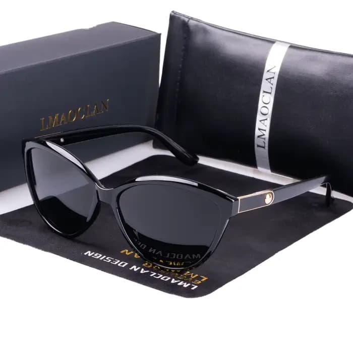 Nouveau 2024 femmes lunettes de soleil polarisées de luxe mode oeil de chat dames Vintage marque con