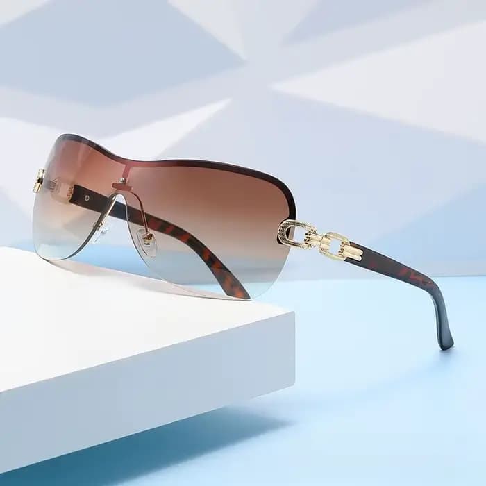 Lunettes de soleil une pièce à la mode pour femmes et hommes, lunettes de sport confortables, résist