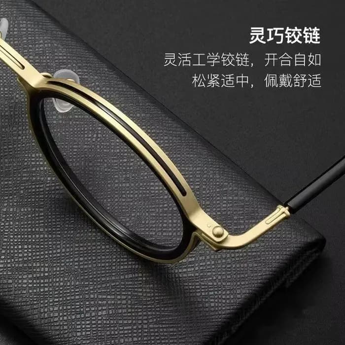Shatar haute qualité rétro cadre rond lunettes de lecture hommes femmes mode Punk métal Anti lumière