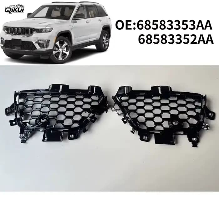 2 pièces 68583353AA 68583352AA Grille de calandre pour feux antibrouillard avant pour Jeep Grand Che