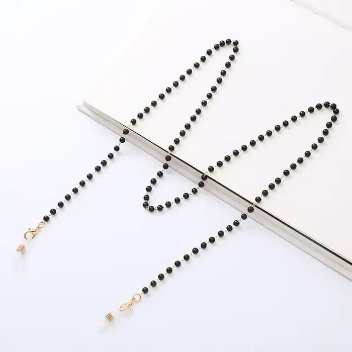 Chaîne de lunettes pour femmes, élégante, perles, cristal, porte-lordon de lunettes de soleil, cordo