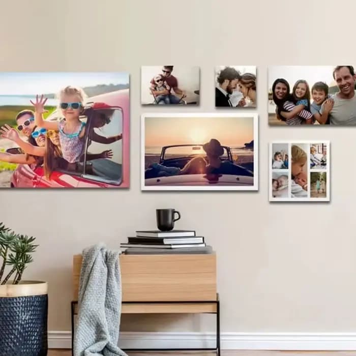 Peinture sur toile personnalisée à partir de votre photo, affiche sur toile, cadeau personnalisé, personnalisation de photos de figurines, d'animaux, d'animaux domestiques, impressions décoratives pou