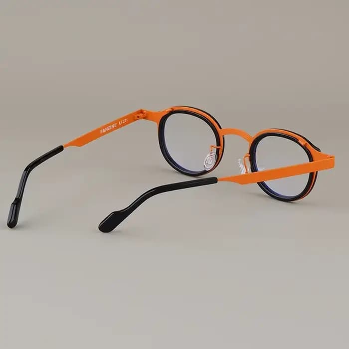 Montures de lunettes de haute qualité France Designr Style Vintage rétro lunettes ovales mode monture de lunettes lunettes FANZINE