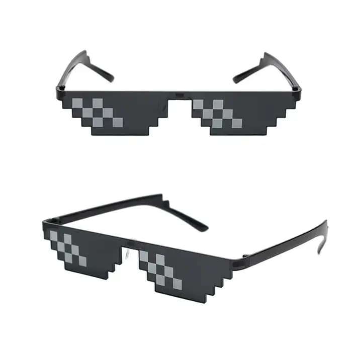 Lunettes de soleil mosaïque Cool Party Vintage nuances