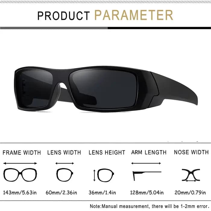 Lunettes de soleil polarisées pour hommes
