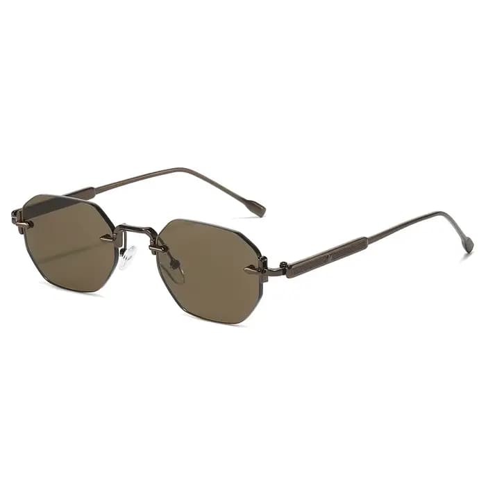 DDDLONG rétro mode sans monture Punk Y2k lunettes de soleil femmes hommes