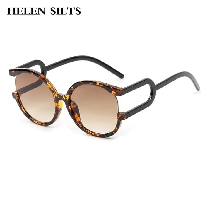 Lunettes de soleil rondes rétro UV400