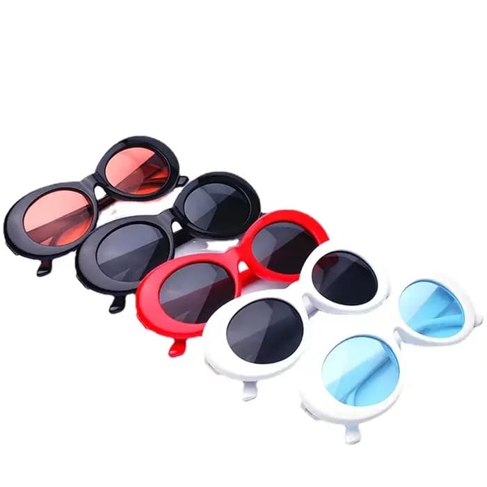 Lunettes de soleil ovales rétro pour femmes