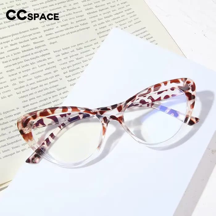 Lunettes plates yeux de chat pour femmes