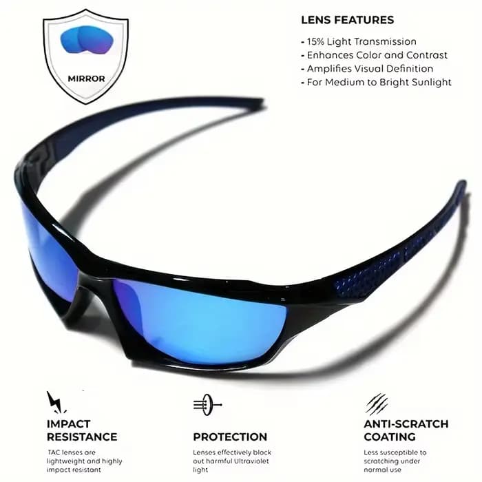 1/3 pièces sport lunettes de soleil polarisées pour hommes léger Vision nocturne