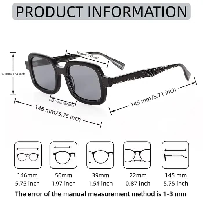 Lunettes de soleil LumoGaze classiques rétro pour femmes