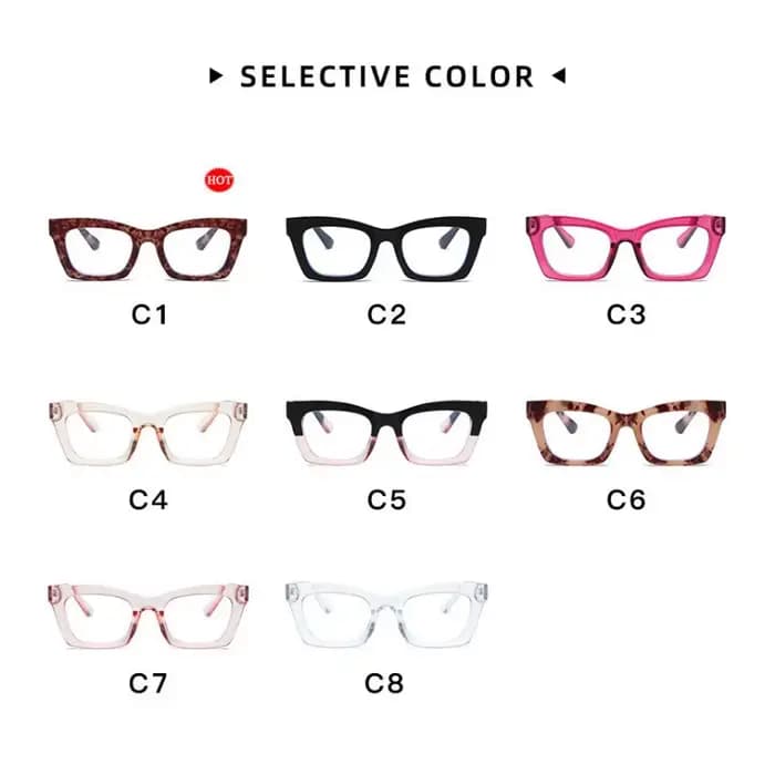 Samjune – lunettes carrées pour femmes