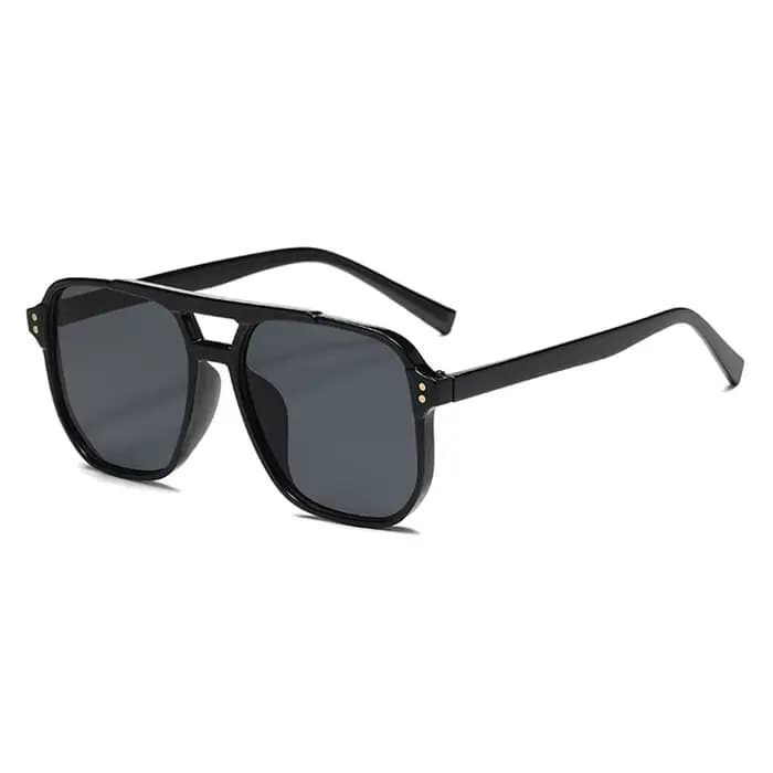 Randonnée classique surdimensionné pilote Anti lumière lunettes femmes Vintage Double pont grand ovale soleil nuances