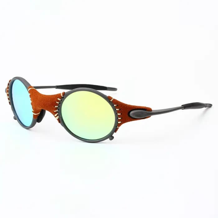 Grain Alien-Lunettes de soleil carrées rondes personnalisées