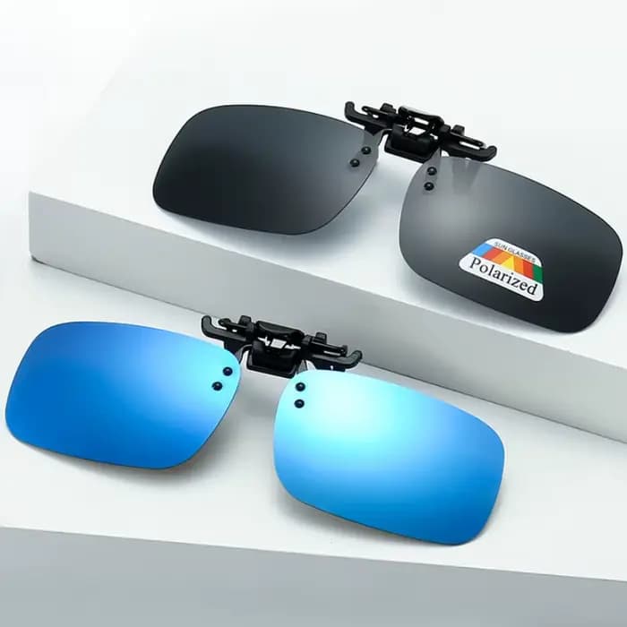 1 pièces Vintage polarisé Clip sur lunettes de soleil pour femmes hommes UV400 HD conduite Vision nocturne myopie