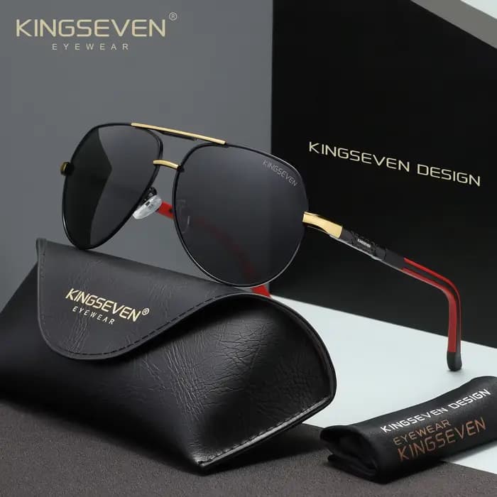 KINGSEVEN Lunettes de soleil de luxe pour hommes