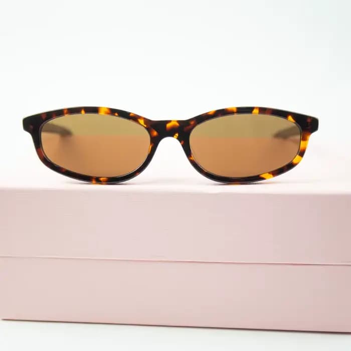 Nouvelles lunettes de soleil pour femmes en fibre d'acétate