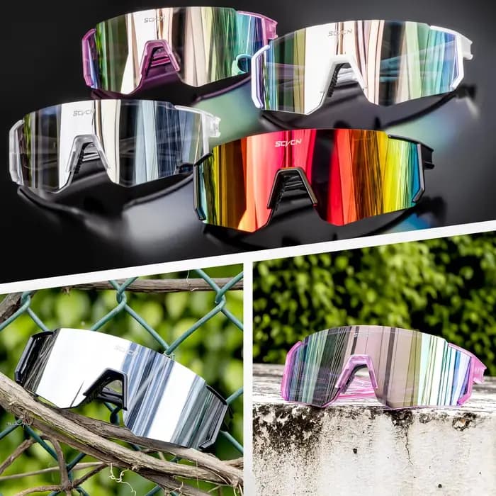 Lunettes de soleil SCVCN tendance pour hommes et femmes