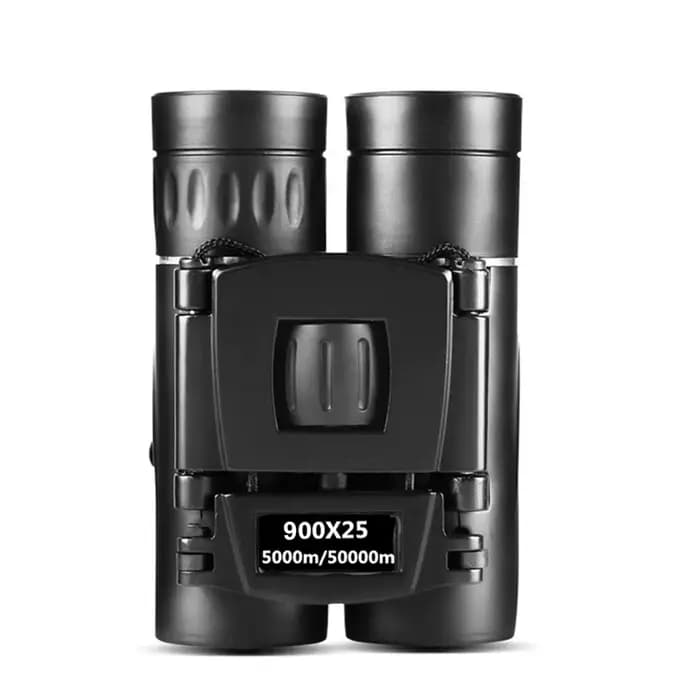 900x25 HD jumelles puissantes 9000M longue portée pliant Mini télescope BAK4 FMC optique pour les Sports de chasse Camping en plein air voyage