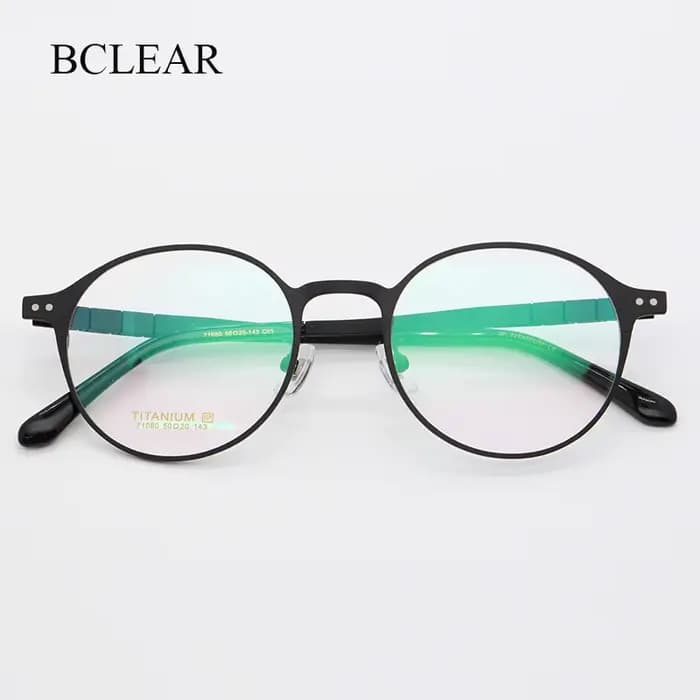Monture de lunettes en titane pur pour hommes et femmes