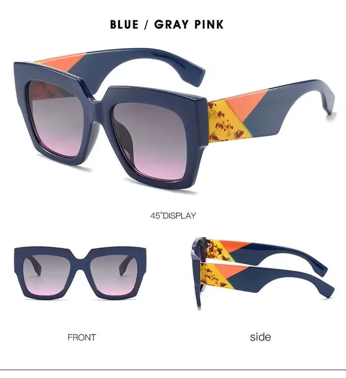Mimiyou – lunettes de soleil carrées pour femmes et hommes