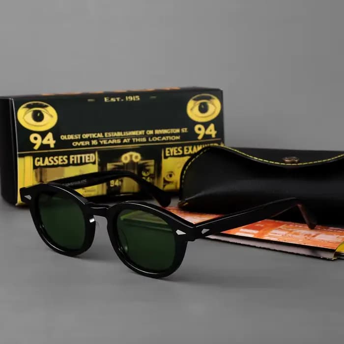 Lunettes de soleil polarisées vertes pour hommes et femmes