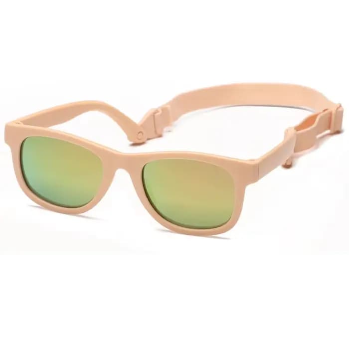 Lunettes de soleil polarisées flexibles et pliables pour nouveau-né de 0 à 24 mois