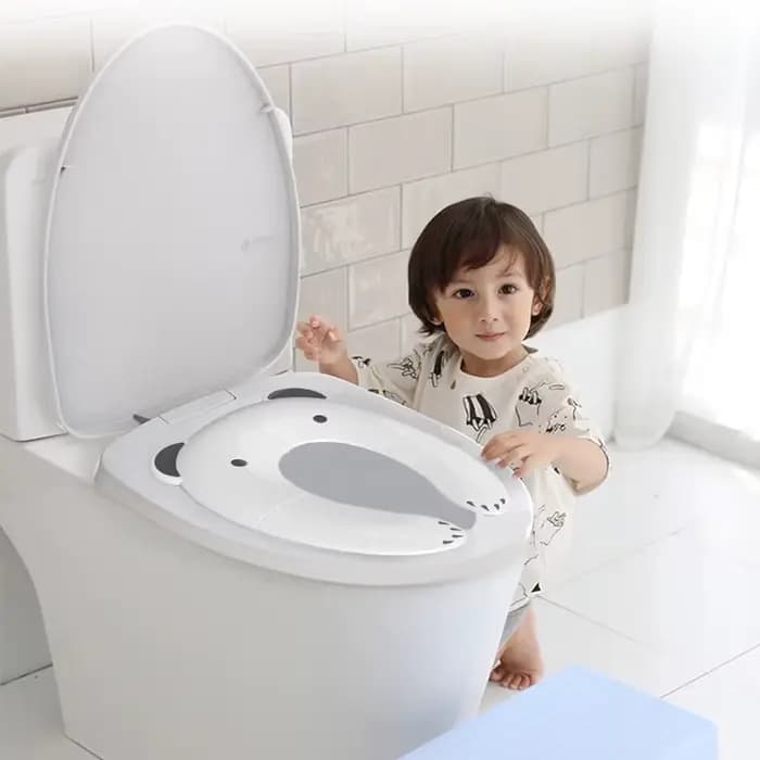Siège de toilette de voyage pliable Portable pour enfants, avec coussin en Silicone antidérapant, siège d'entraînement pour les tout-petits, garçons et filles