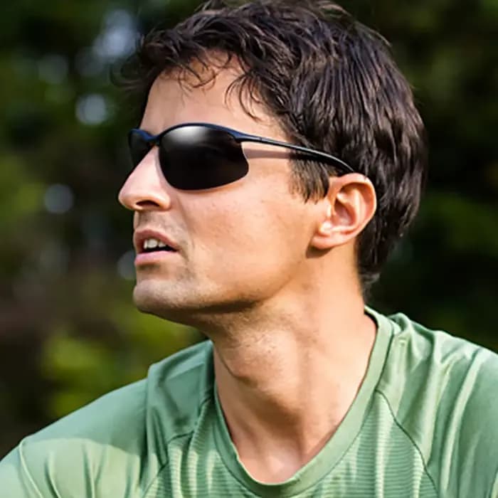 Lunettes de soleil polarisées de sport ultralégères pour hommes et femmes