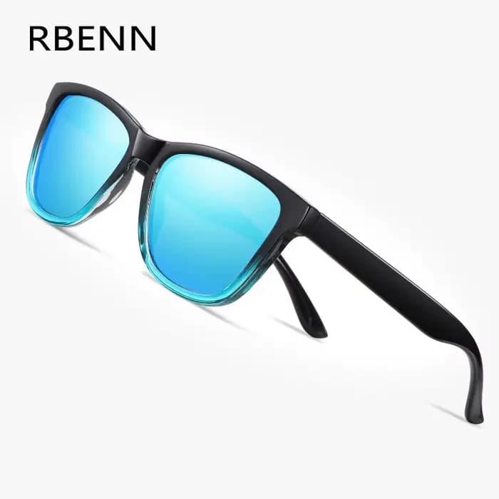 Lunettes de soleil polarisées carrées unisexes