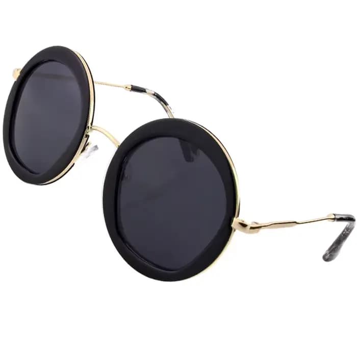 Lunettes de soleil rondes vintage pour femmes