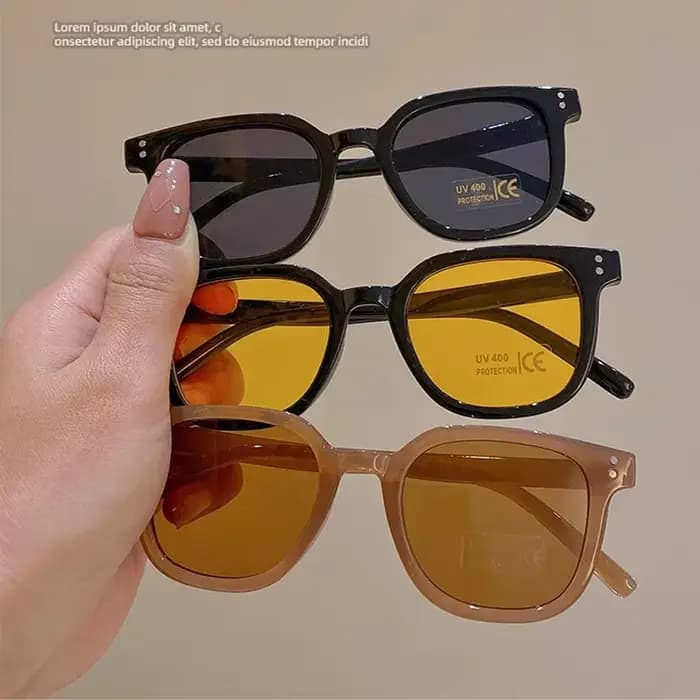 Lunettes de soleil vintage carrées pour enfants