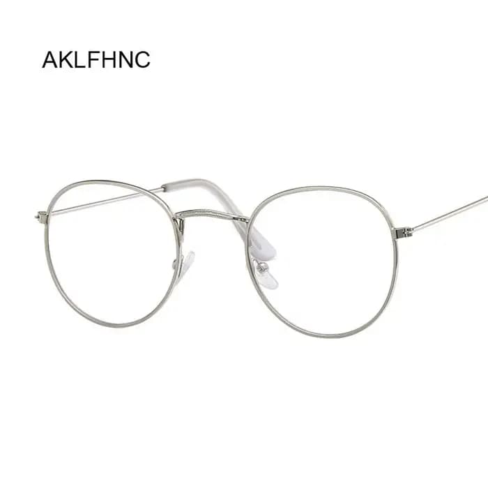 Lunettes rondes monture homme Anti lumière bleue