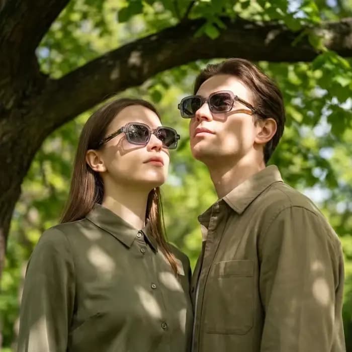 Lunettes de soleil LumoGaze classiques rétro pour femmes