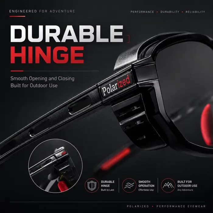 Lunettes de soleil polarisées pour hommes
