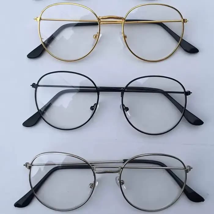 Lunettes de lecture ovales en métal